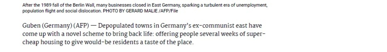 Artikel zum Probewohnen in Guben Toronto Sun