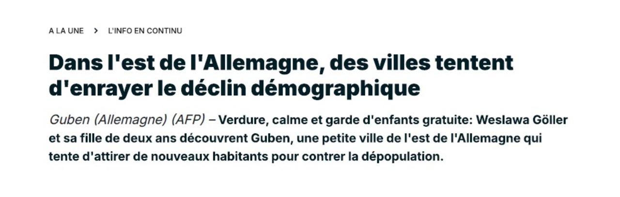 Artikel zum Probewohnen in Guben France24